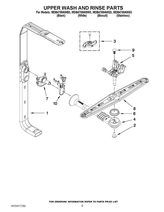 Diagram for MDB4709AWW3