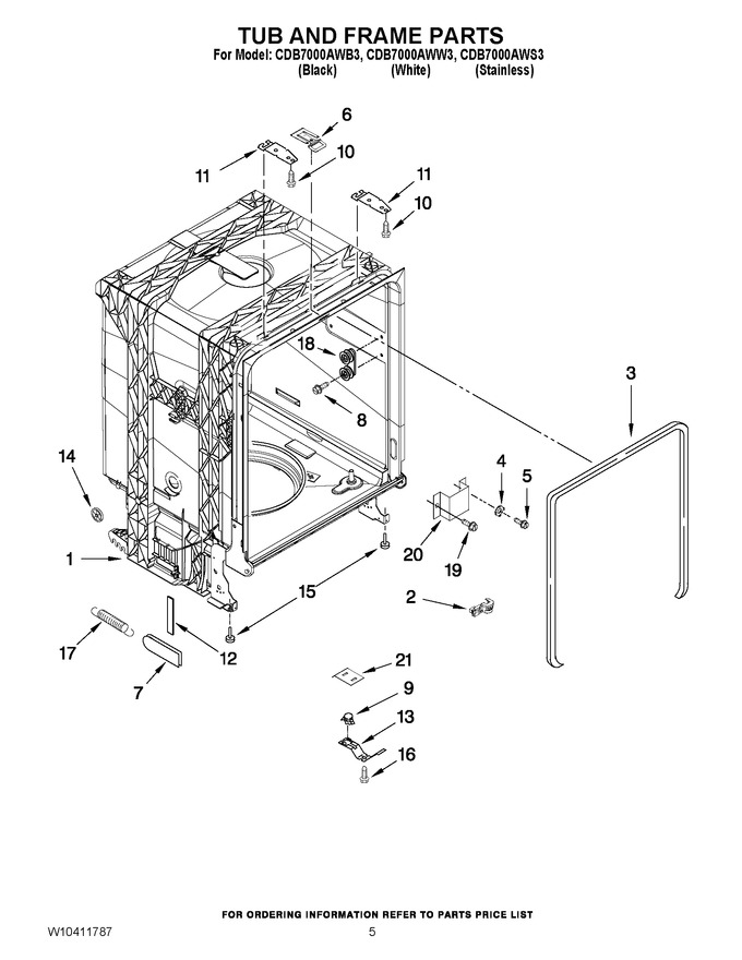 Diagram for CDB7000AWS3