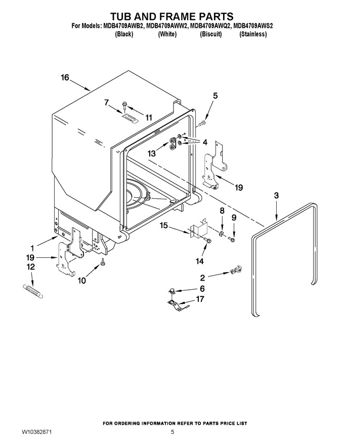 Diagram for MDB4709AWW2