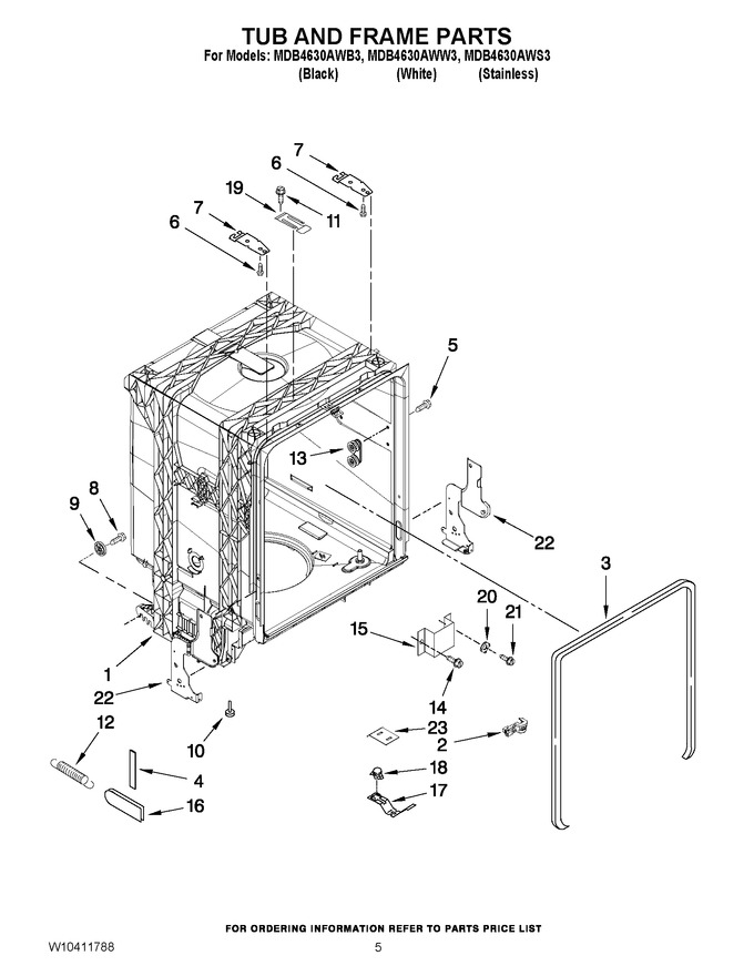 Diagram for MDB4630AWW3