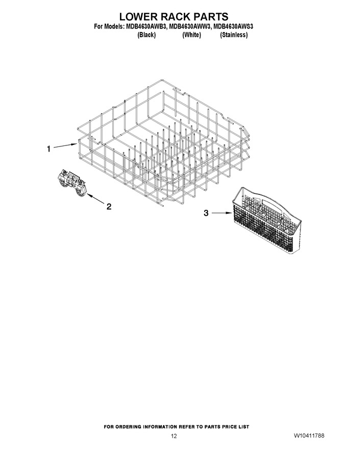 Diagram for MDB4630AWW3