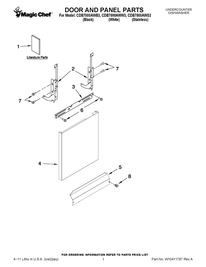 Diagram for CDB7000AWS3