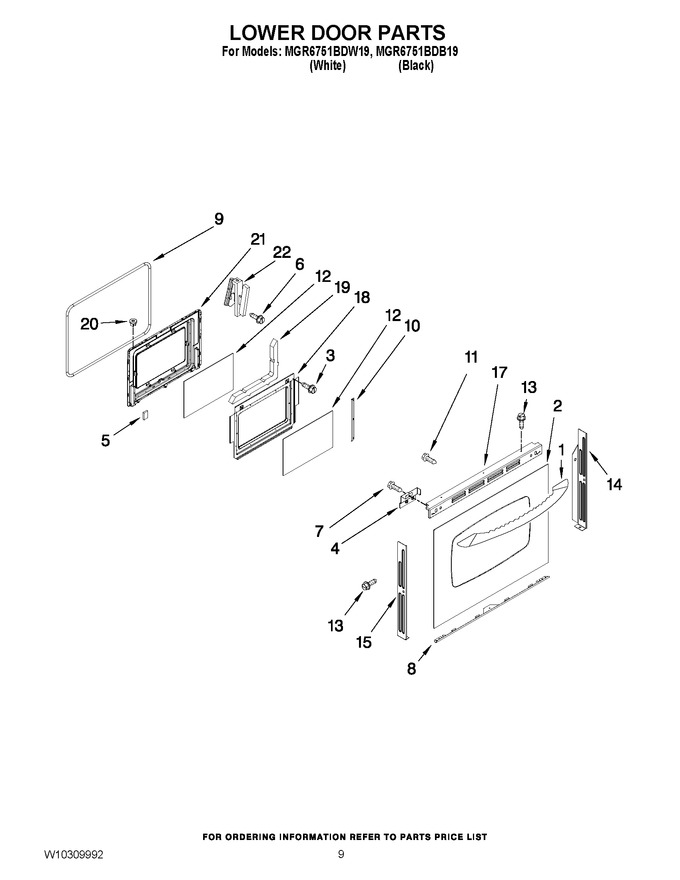 Diagram for MGR6751BDW19