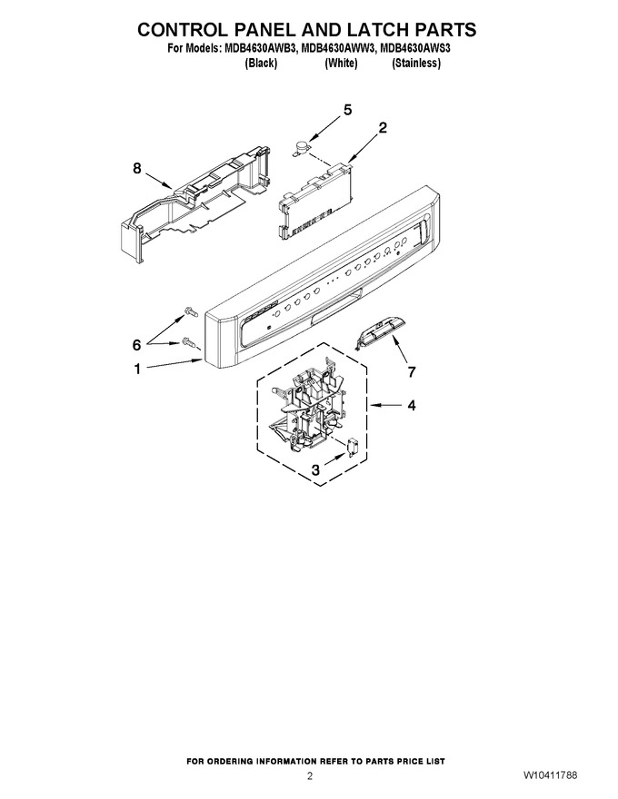 Diagram for MDB4630AWW3