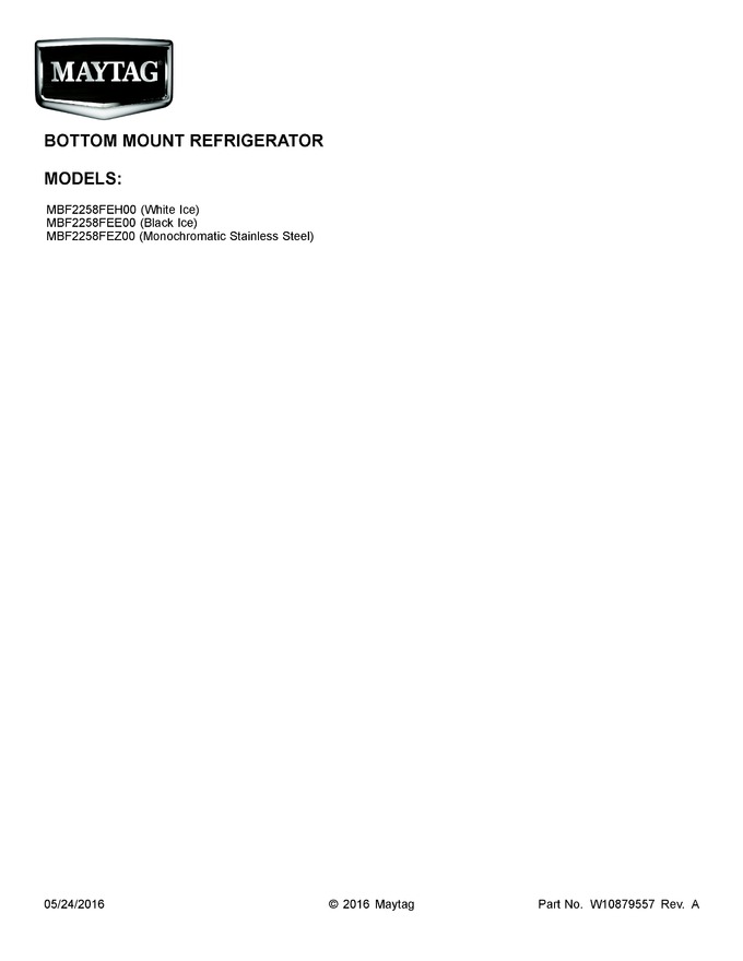 Diagram for MBF2258FEE00