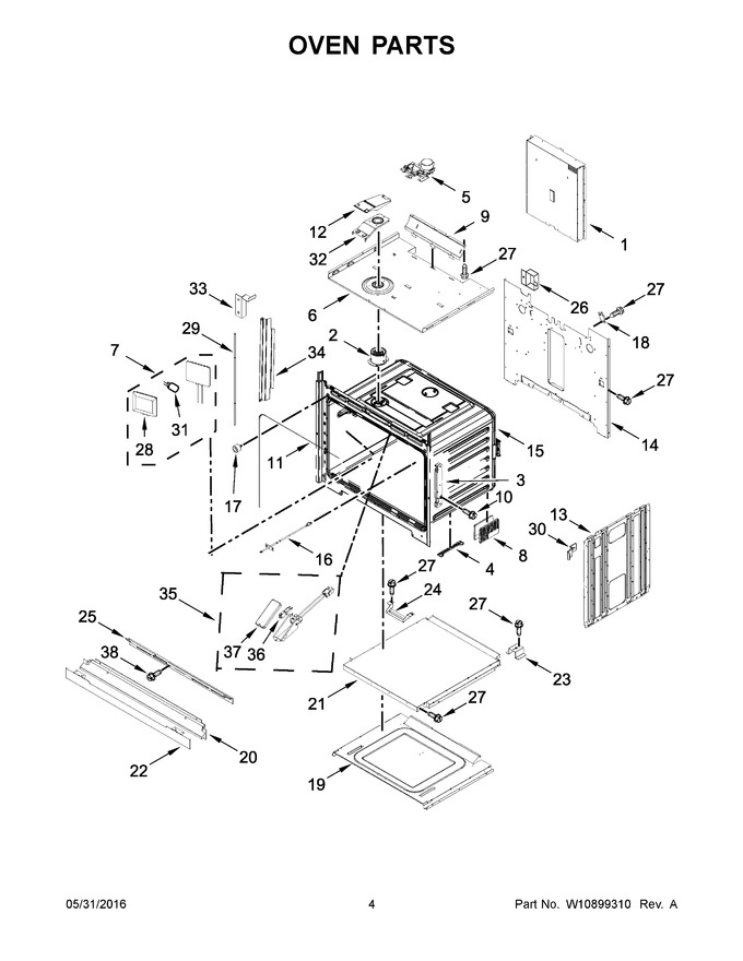 Diagram for JJW3430HP00