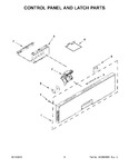 Diagram for 03 - Control Panel And Latch Parts