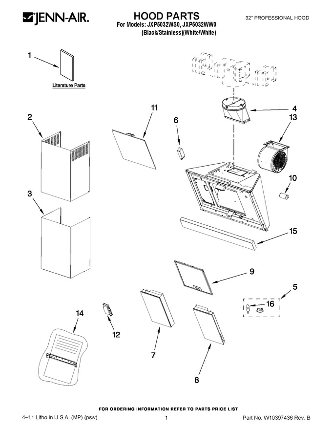 Diagram for JXP5032WS0