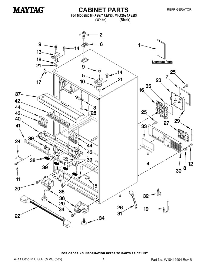 Diagram for MFX2571XEB3
