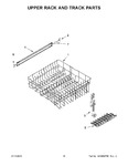 Diagram for 09 - Upper Rack And Track Parts