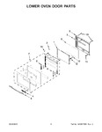 Diagram for 05 - Lower Oven Door Parts