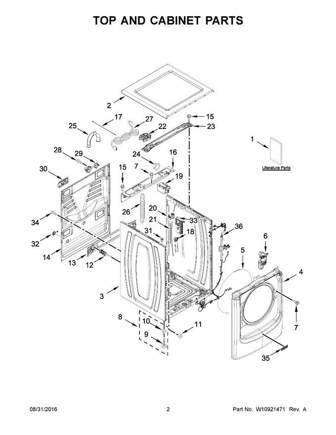 Diagram for MHW8150EW0