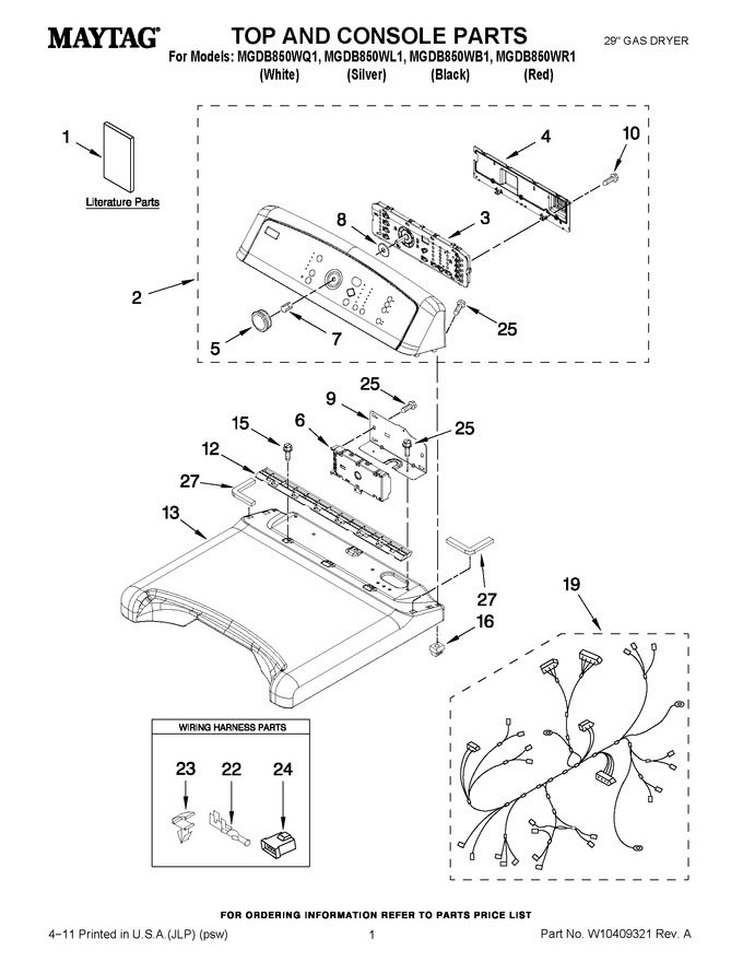 Diagram for MGDB850WR1