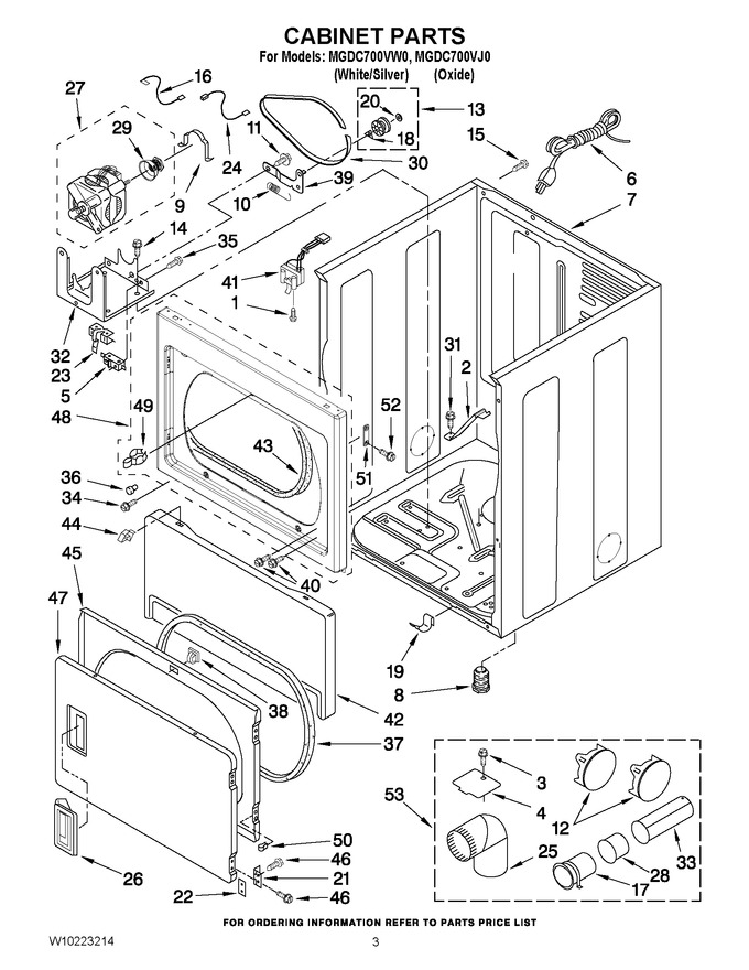 Diagram for MGDC700VW0