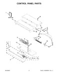 Diagram for 02 - Control Panel Parts