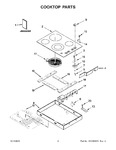 Diagram for 02 - Cooktop Parts