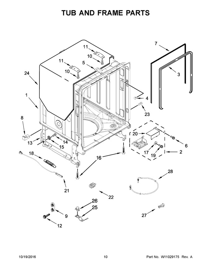 Diagram for JDB9000CWS3
