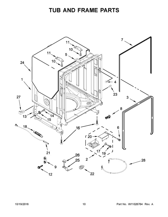 Diagram for JDB9000CWP3