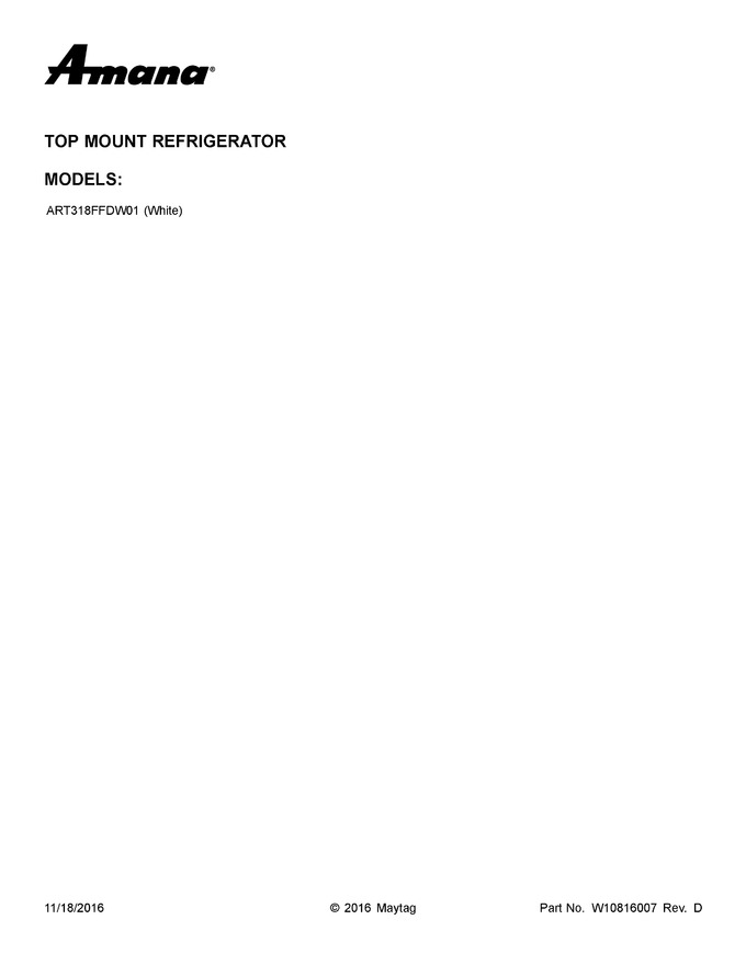 Diagram for ART318FFDW01