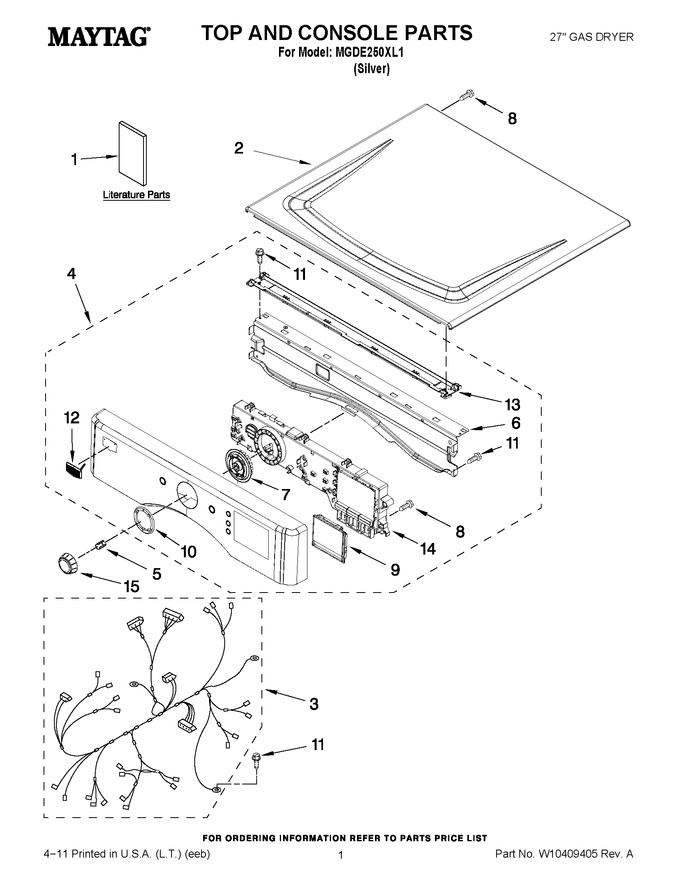 Diagram for MGDE250XL1