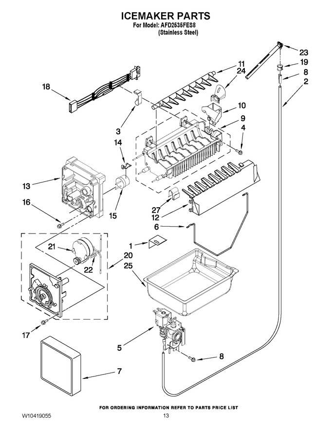 Diagram for AFD2535FES8