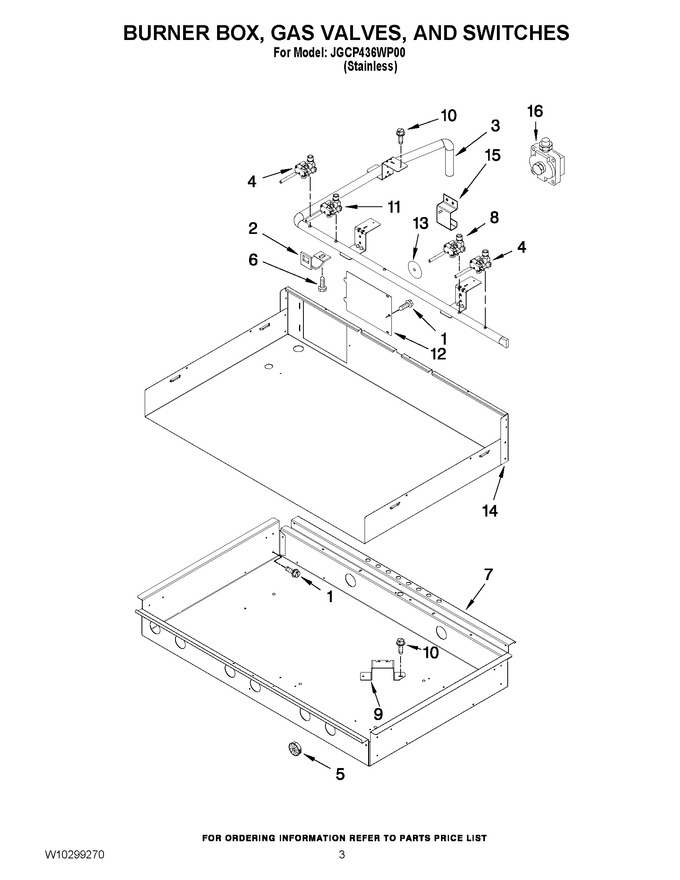 Diagram for JGCP436WP00