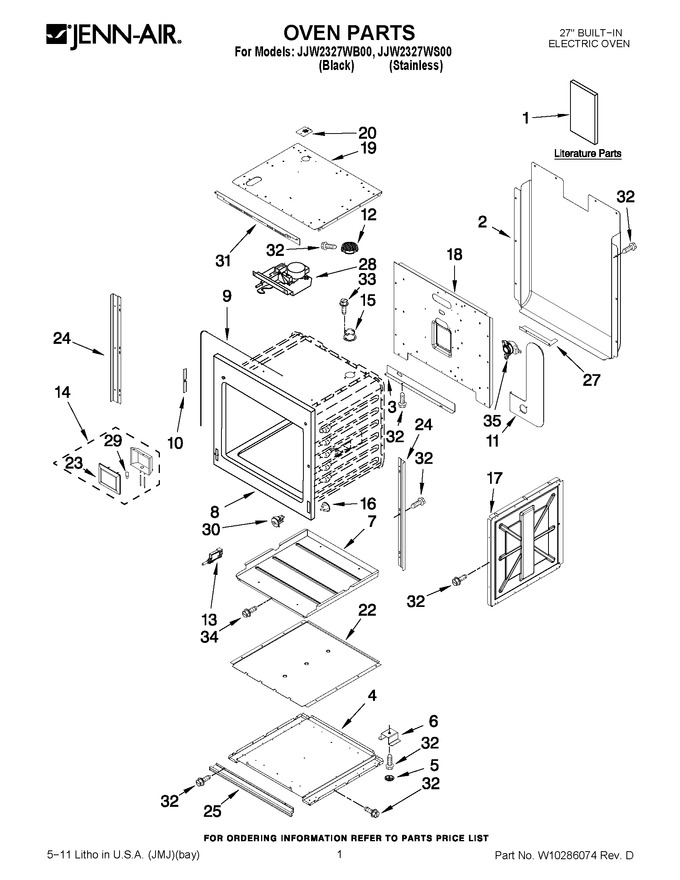 Diagram for JJW2327WS00