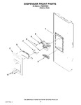 Diagram for 08 - Dispenser Front Parts