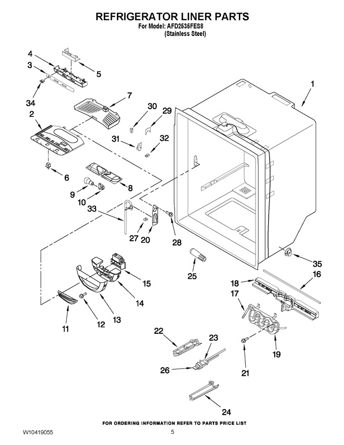Diagram for AFD2535FES8