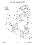 Diagram for 02 - Top And Cabinet Parts
