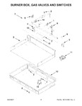Diagram for 03 - Burner Box, Gas Valves And Switches