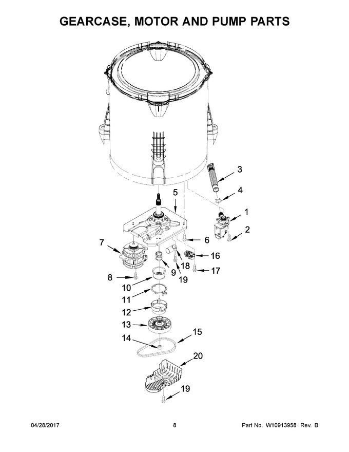 Diagram for MVWC415EW2