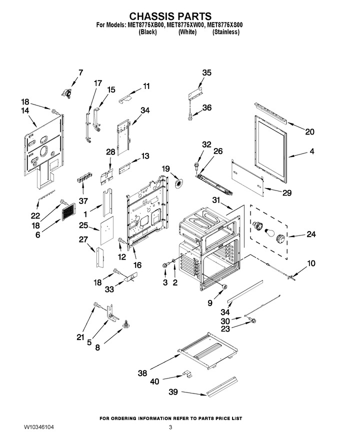 Diagram for MET8775XW00