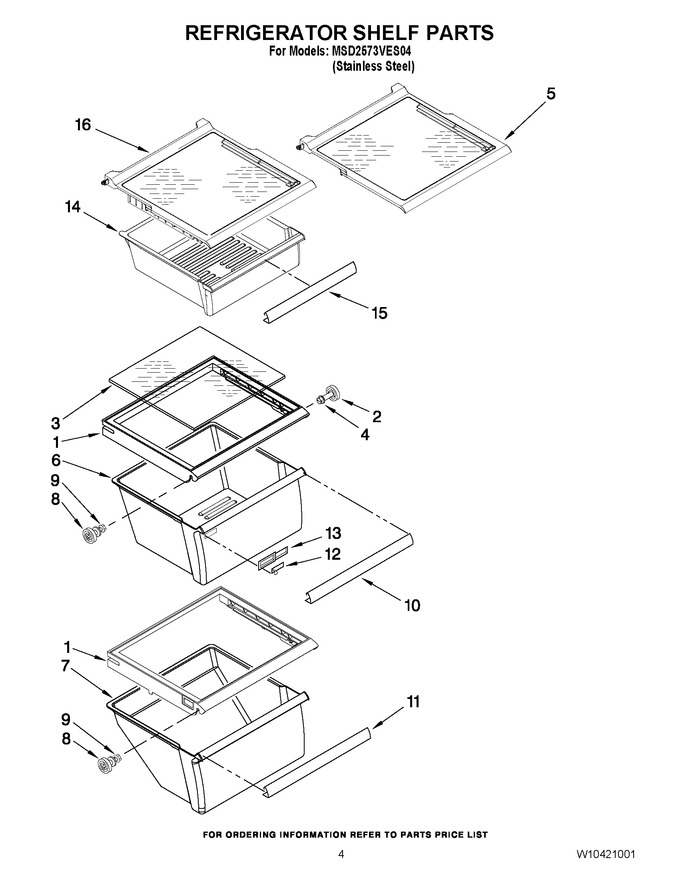Diagram for MSD2573VES04