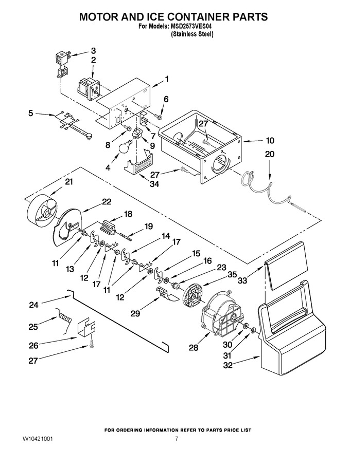 Diagram for MSD2573VES04
