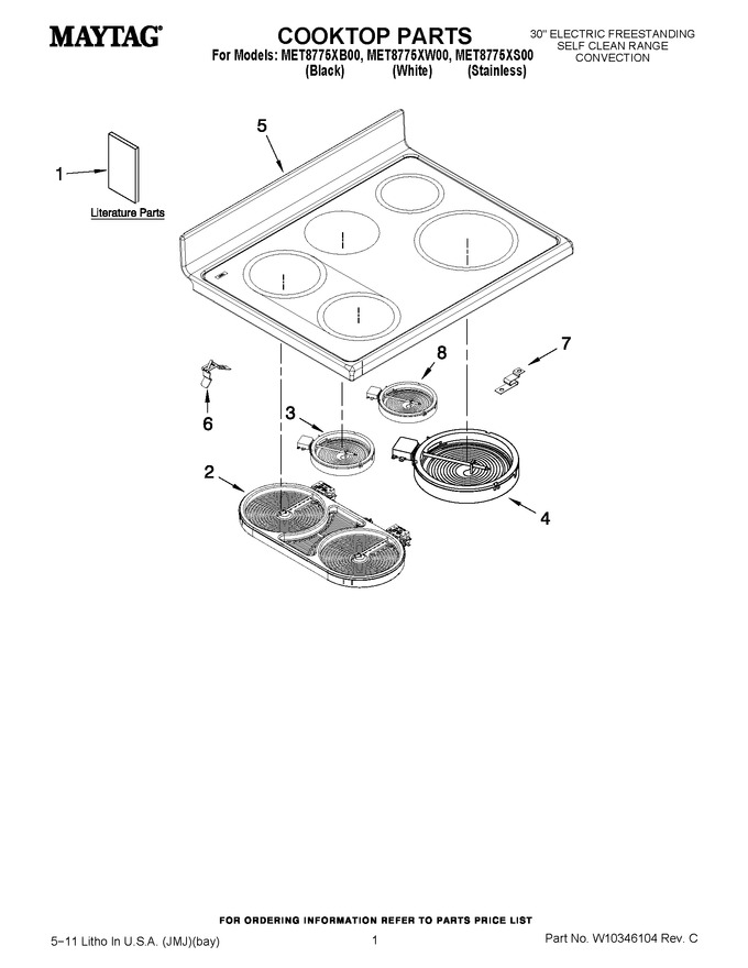 Diagram for MET8775XW00
