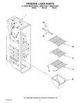 Diagram for 04 - Freezer Liner Parts