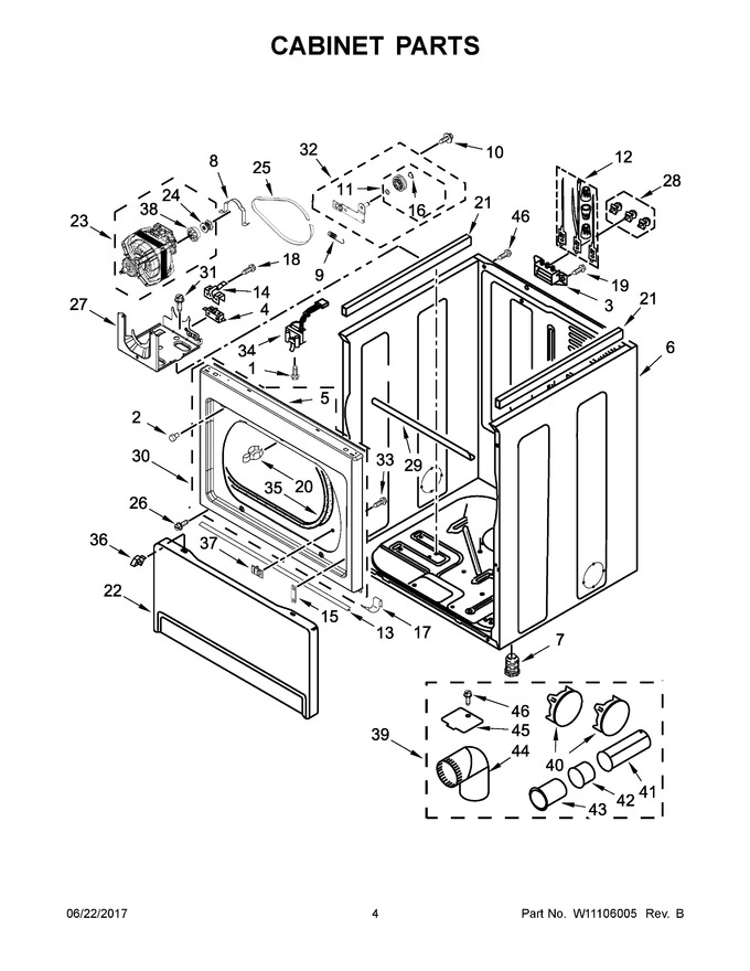 Diagram for 4KMEDX505BW1