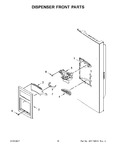Diagram for 09 - Dispenser Front Parts