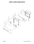 Diagram for 04 - Upper Oven Door Parts