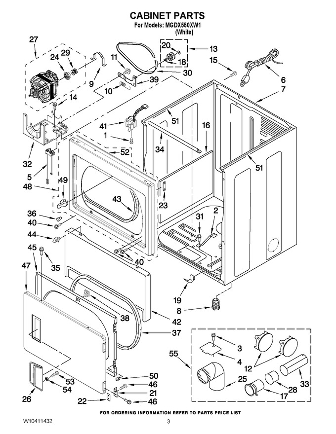 Diagram for MGDX550XW1