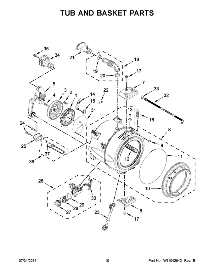 Diagram for MHW3505FW1