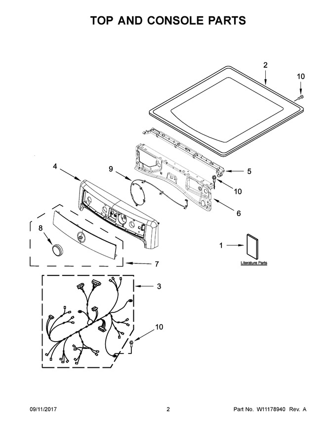 Diagram for MED5500FW1