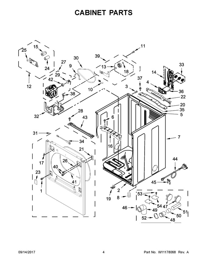 Diagram for YMEDB855DW4