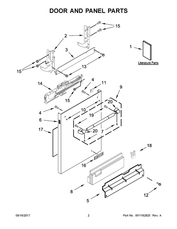Diagram for JDB9800CWP3