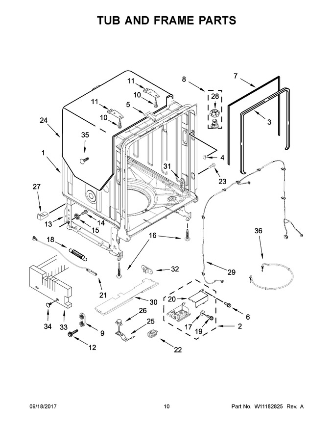 Diagram for JDB9800CWP3