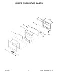 Diagram for 05 - Lower Oven Door Parts