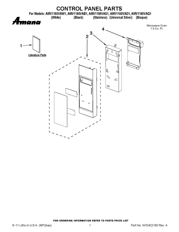 Diagram for AMV1150VAW1