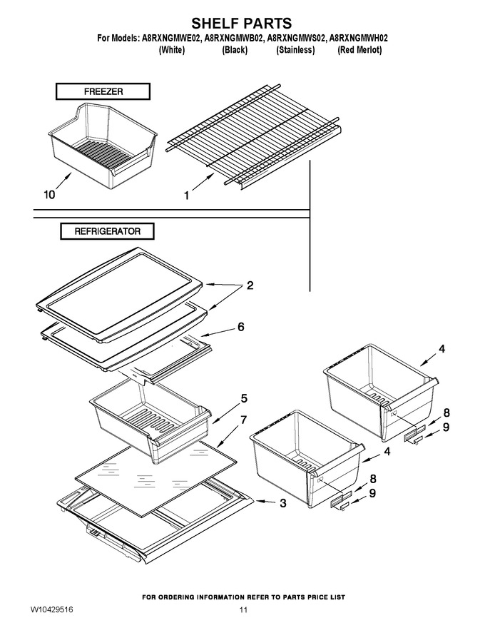 Diagram for A8RXNGMWH02