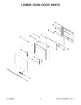 Diagram for 05 - Lower Oven Door Parts